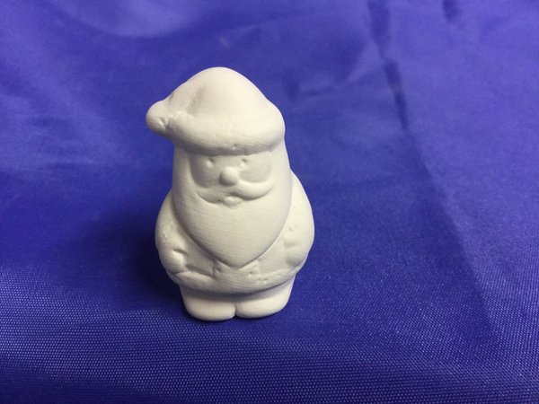Weihnachtsmann 3D Sticker, 3,5 x 2,5 cm