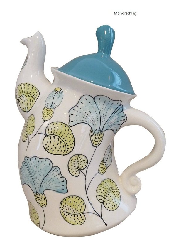 Dancing Teapot, Tanzende Teekanne 1,5 Liter ca. 23 x 19 cm