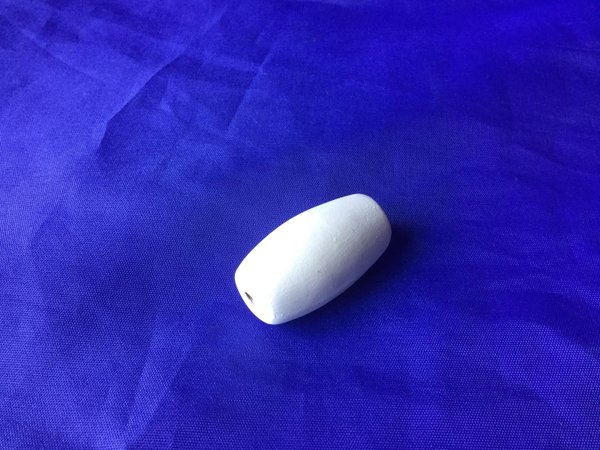 Ovale Perle groß L: 3 cm