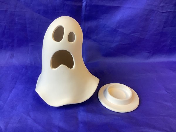 Halloween Geister Laterne H: 16 cm B 14 cm, 2 teilig