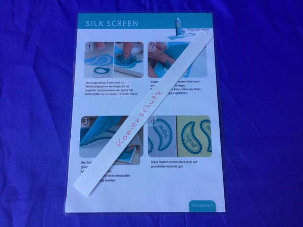 Technikkarte 3 Silk Screen