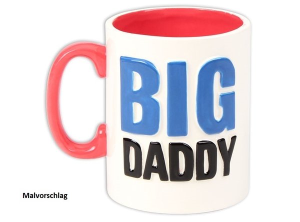 Big Daddy Mug , Daddy Tasse, Ø 11 cm, Höhe 13 cm