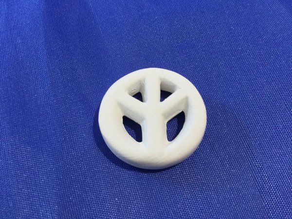 Peace Symbol Ø 2,5 cm