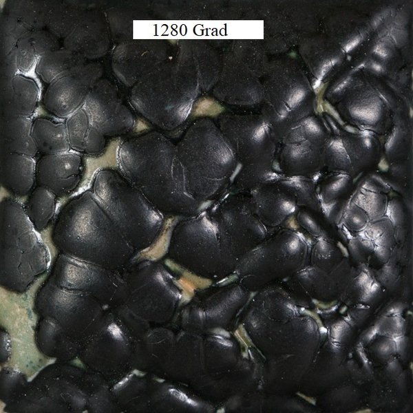 Mayco Steinzeugglasur SW 404 Black Mudcrack 1205 - 1305 Grad 473 ml