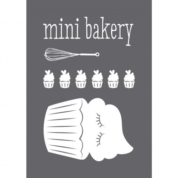 R-45118000, Mini Bakery (Siebdruckschablone - Silkscreens) 14,8 x 21 cm