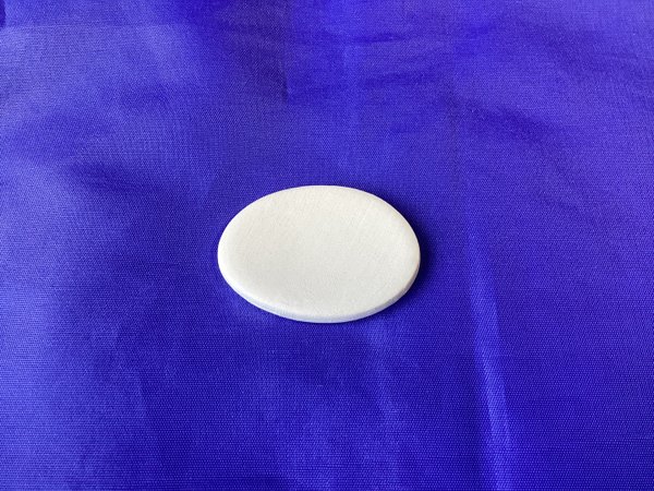 Kleine ovale Fliese, Plakette 4 x 2,5 cm